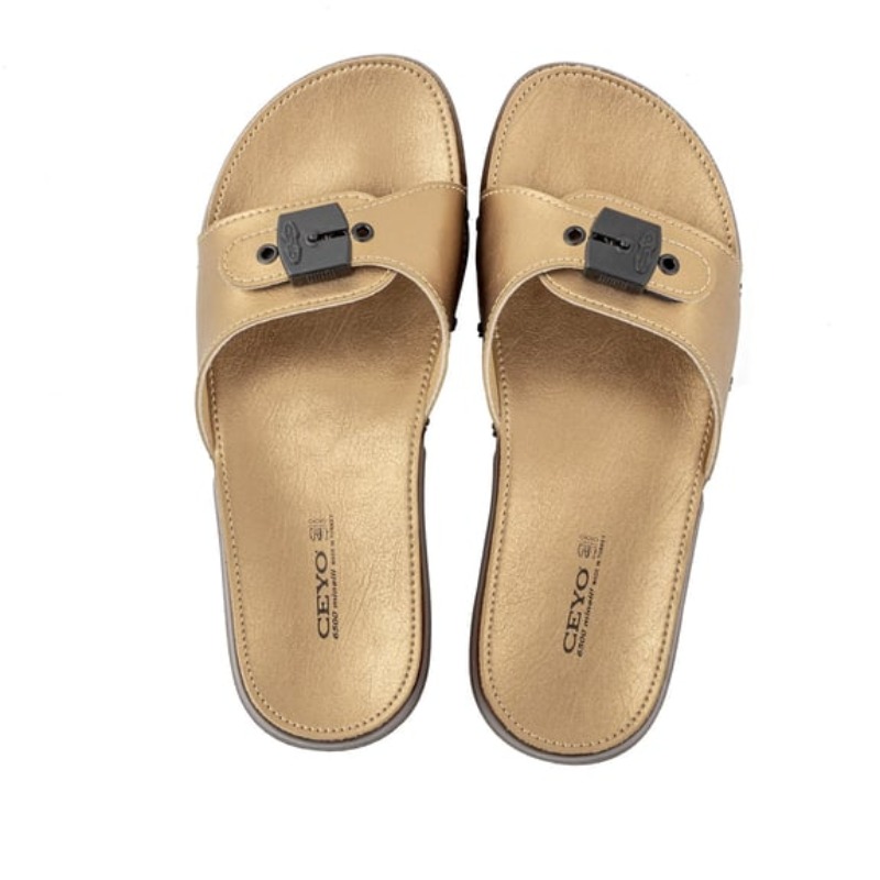 Ceyo Kadın Terlik 6500 Minelli (6500 MINEL) Altın